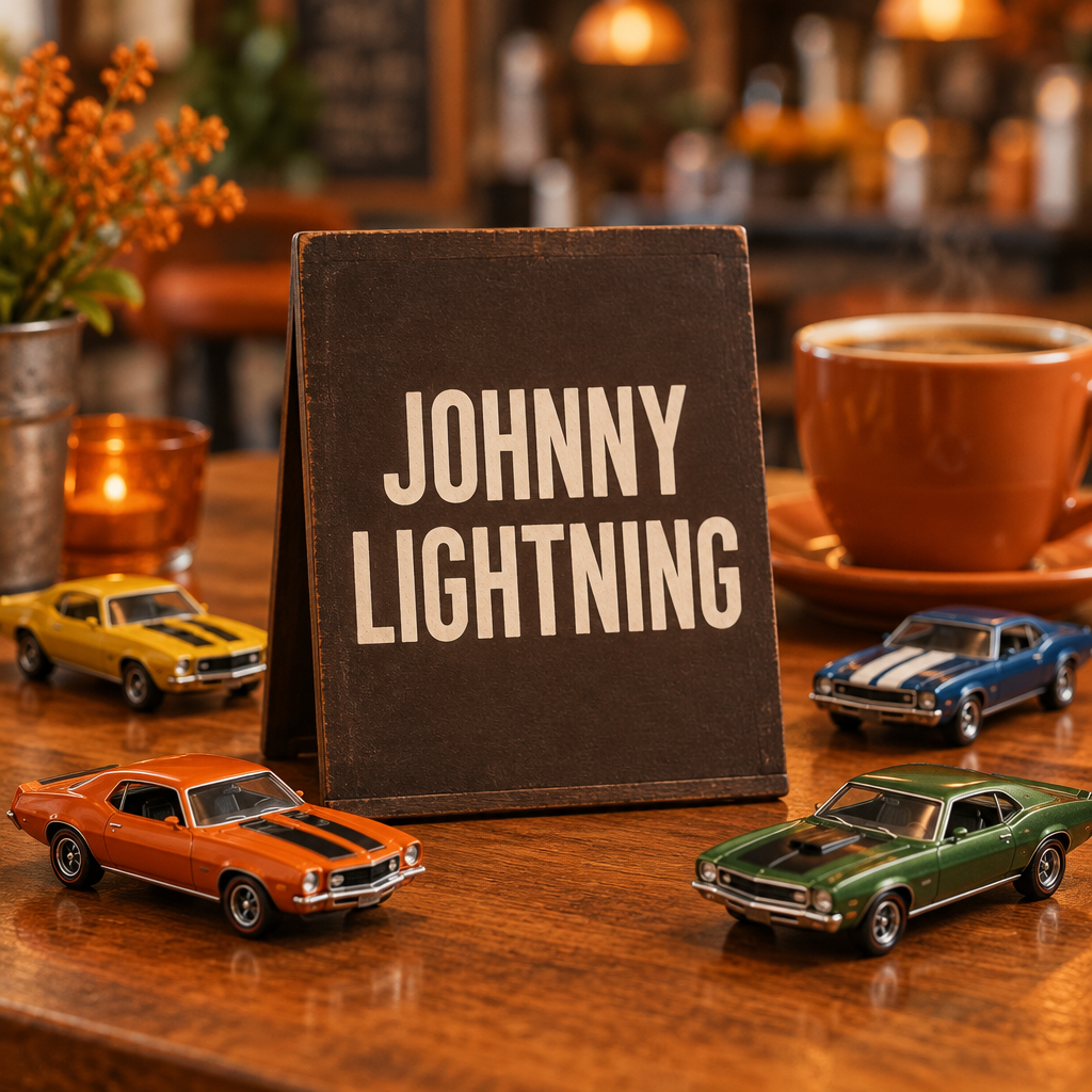 Johnny Lightning at Diecast Café