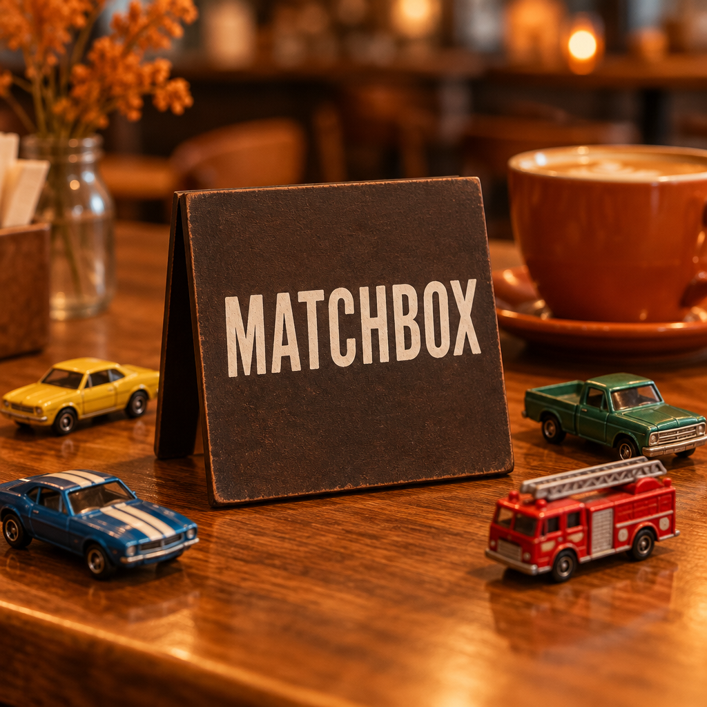 Matchbox at Diecast Café