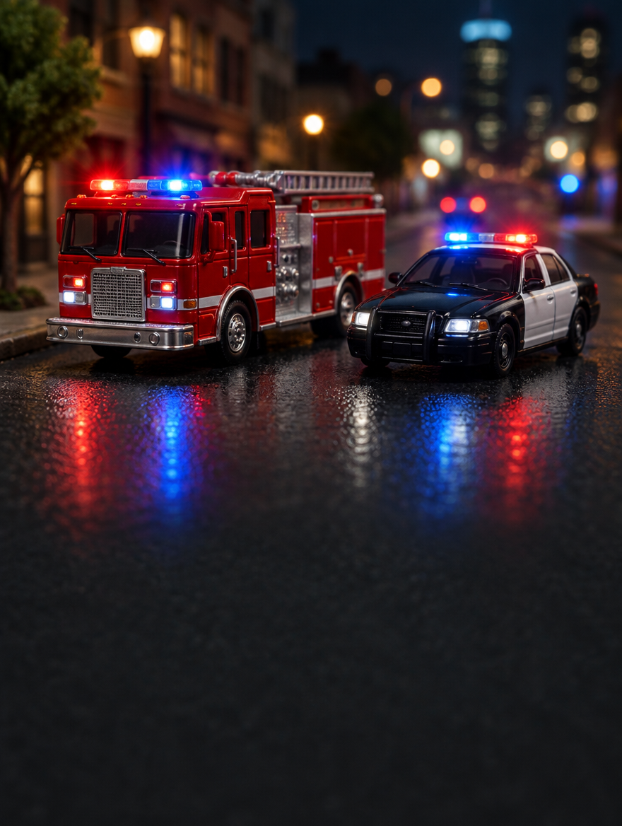 Emergency vehicle diecast