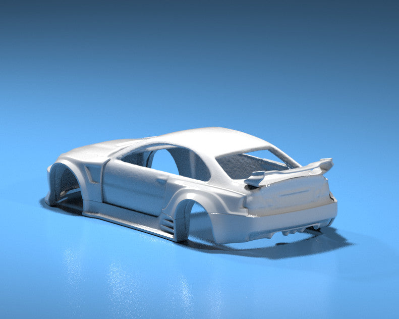 UFO Wide Body Kit for Hot Wheels BMW M3 E46 - Resin - 3d Printed