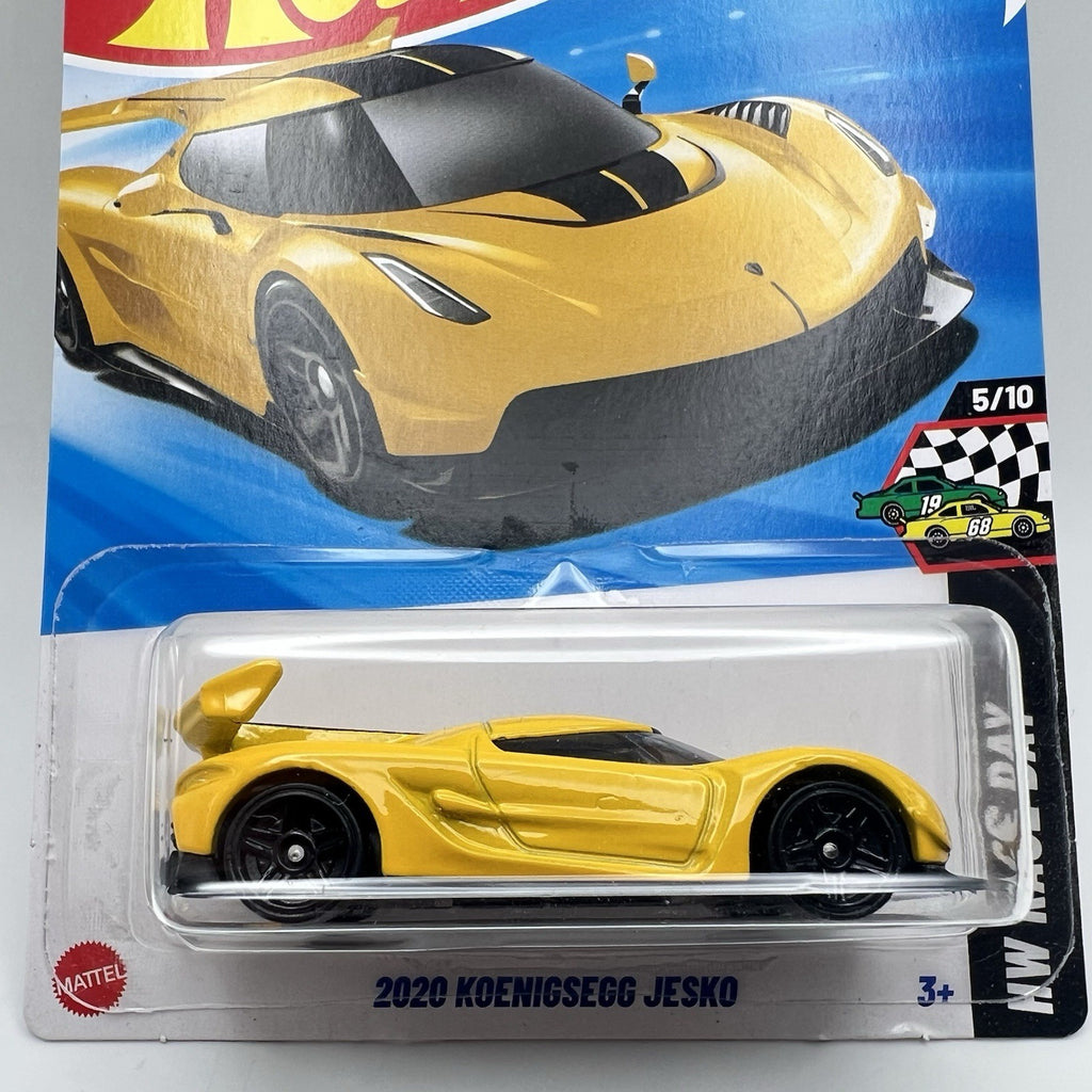 Hot Wheels Koenigsegg Jesko Yellow HW Race Day #125 NEW 2025