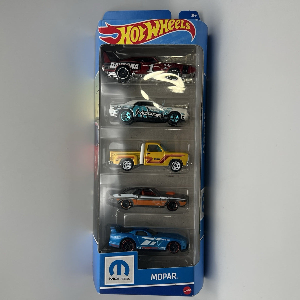 HTF  HOT WHEELS MOPAR 5 PACK with Challenger, Viper, Li’l Red PU, Charger!