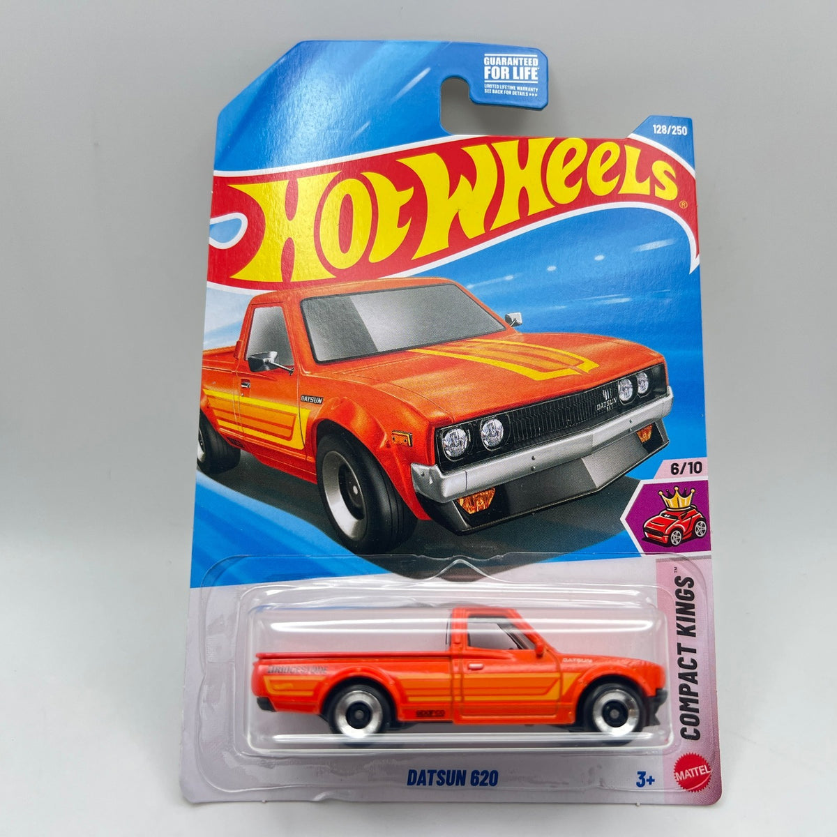 Hot Wheels Datsun 620 Orange Compact Kings 6/10 128/250 2026