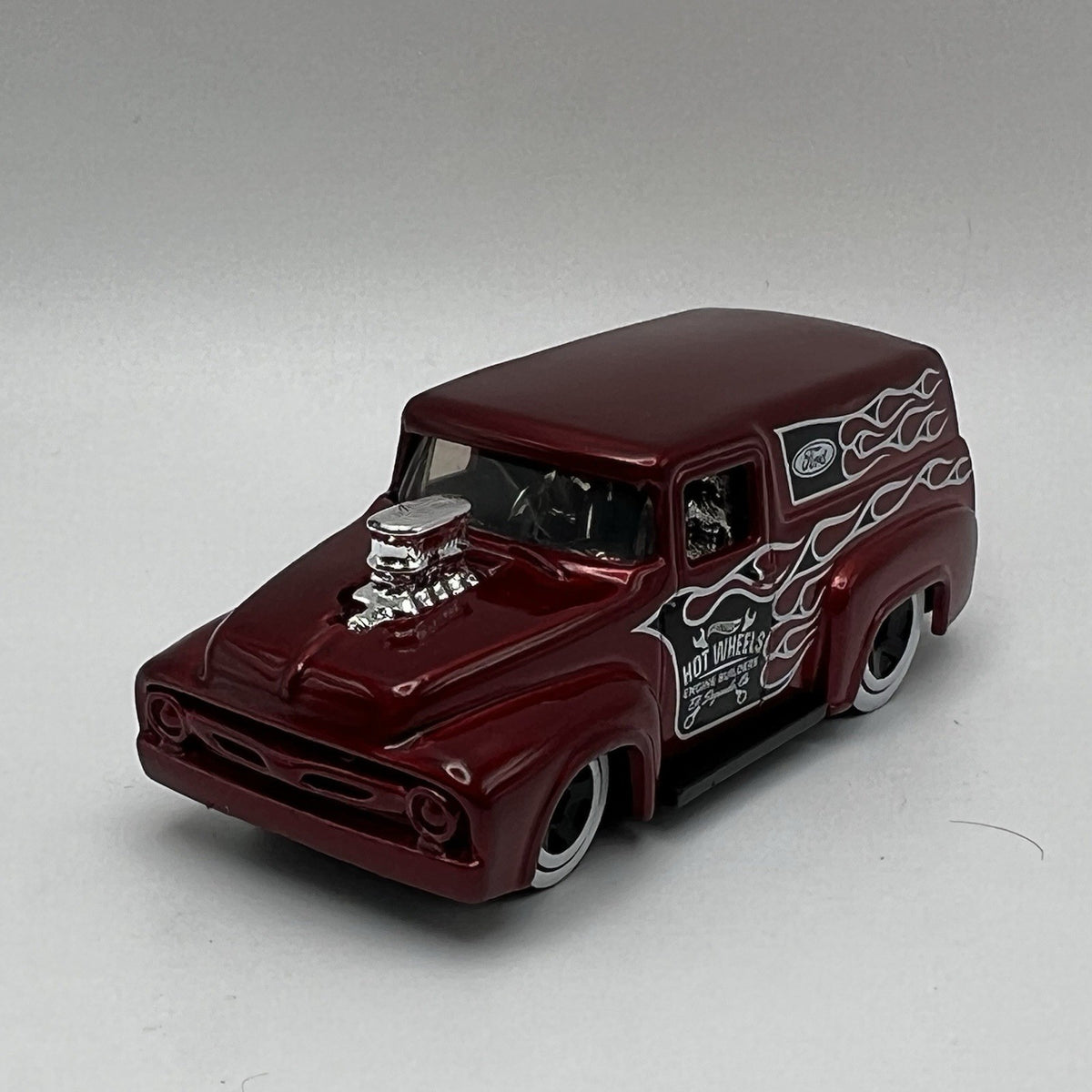 Hot Wheels '56 Ford 1/64 HW Flames 🔥Loose Engine Builders