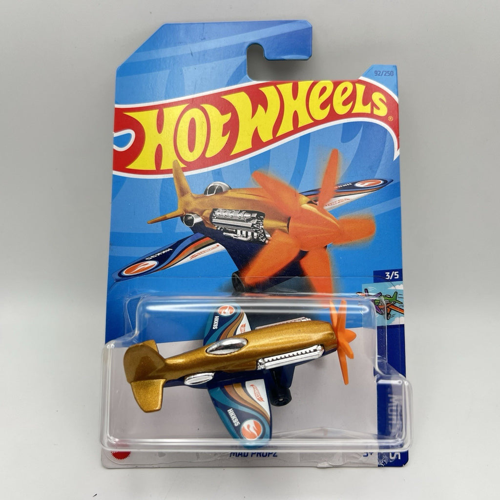 2023 Hot Wheels D Case Regular Chase Treasure Hunt Mad Propz Plane Sky Show #3/5