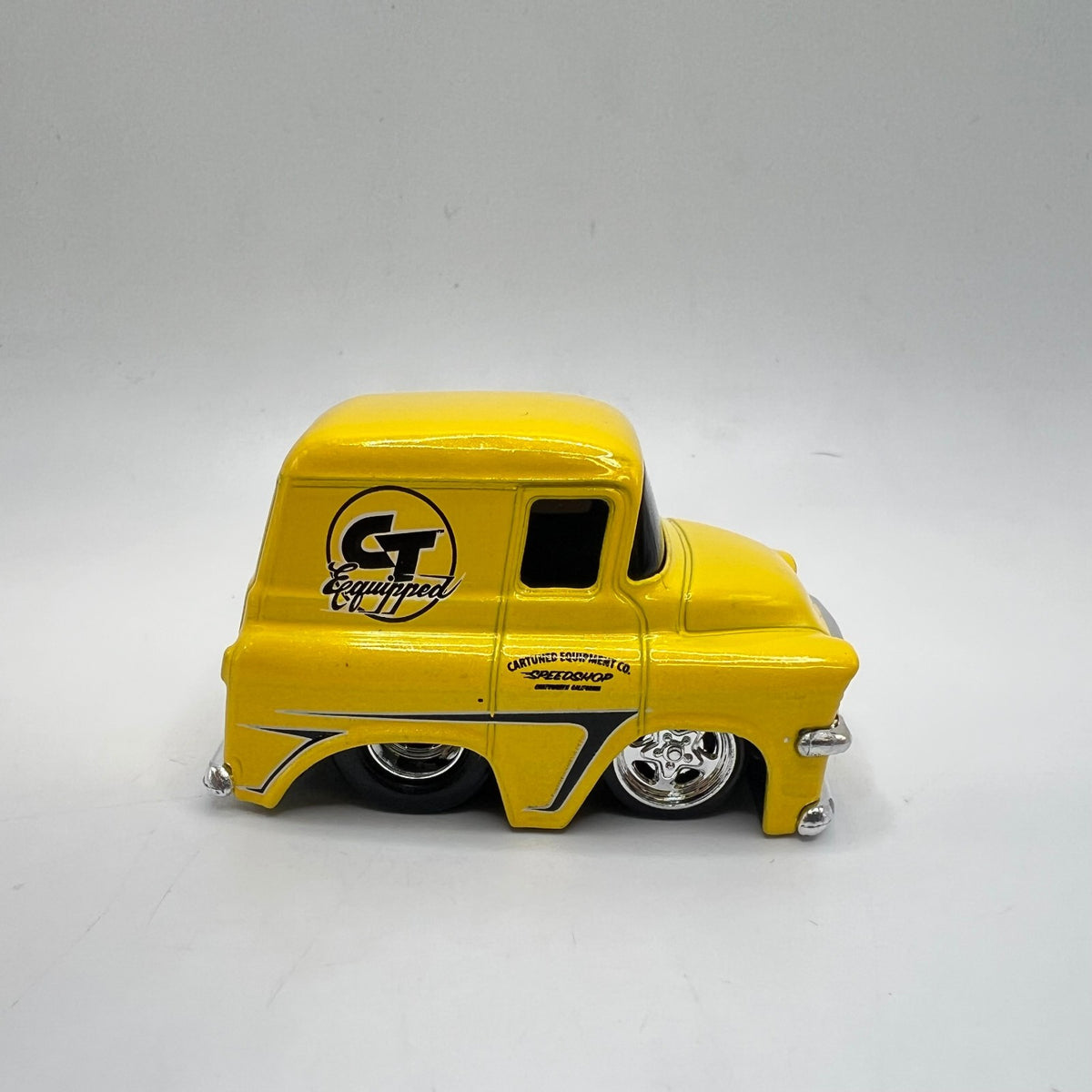 Car Tuned MGA Chevy Panel Truck CT Equipped Yellow Chibi LOOSE