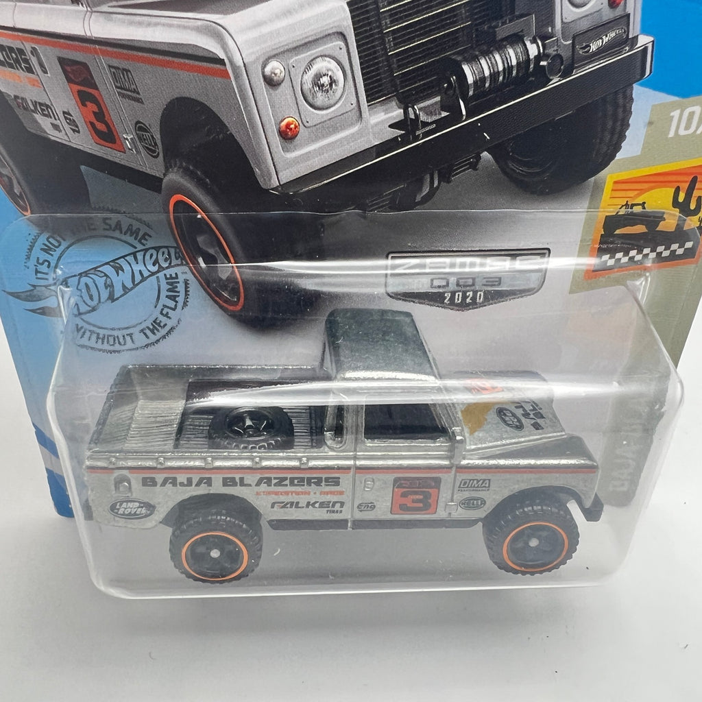 Hot Wheels Land Rover Series III Pickup ZAMAC 003 Walmart Baja Blazers 3/250