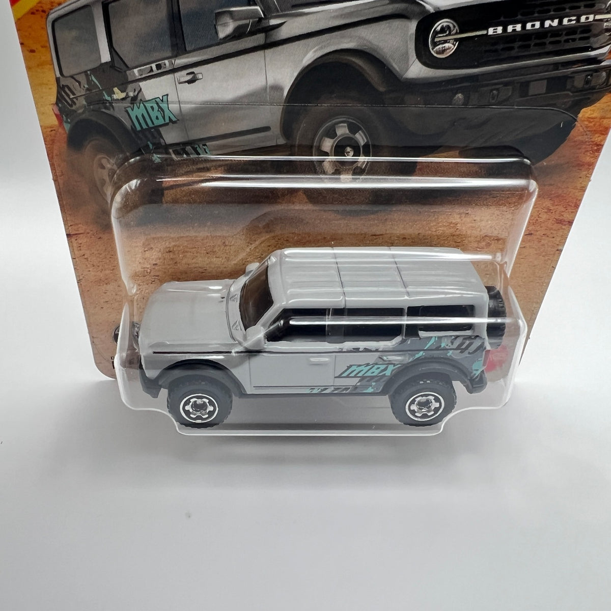 Matchbox 2021 Ford Bronco Grey White MBX Graphics 102/125 2026 Mainline 1:64