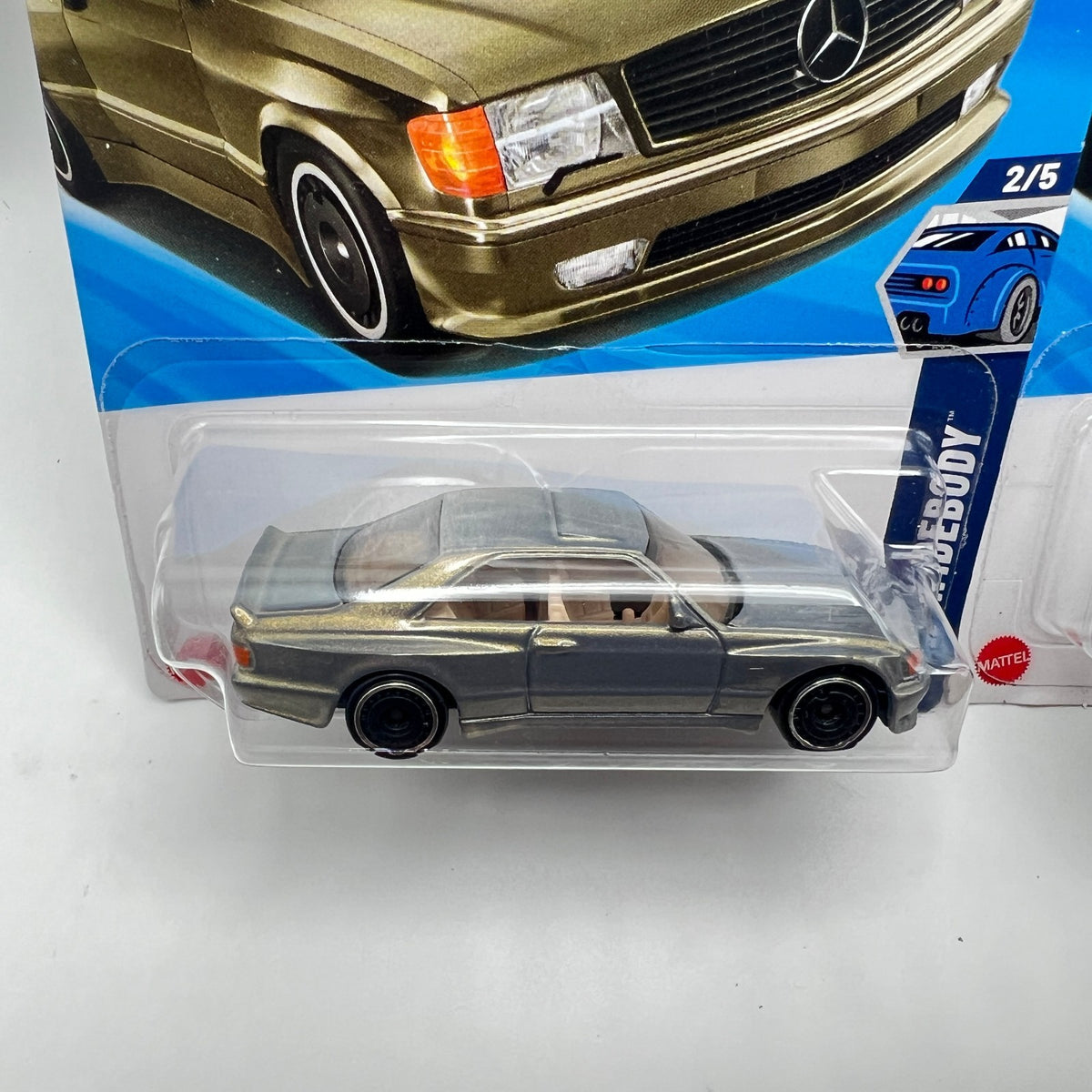 Hot Wheels 89 Mercedes-Benz 560 SEC AMG Wild Widebody Lot of 2 Variations