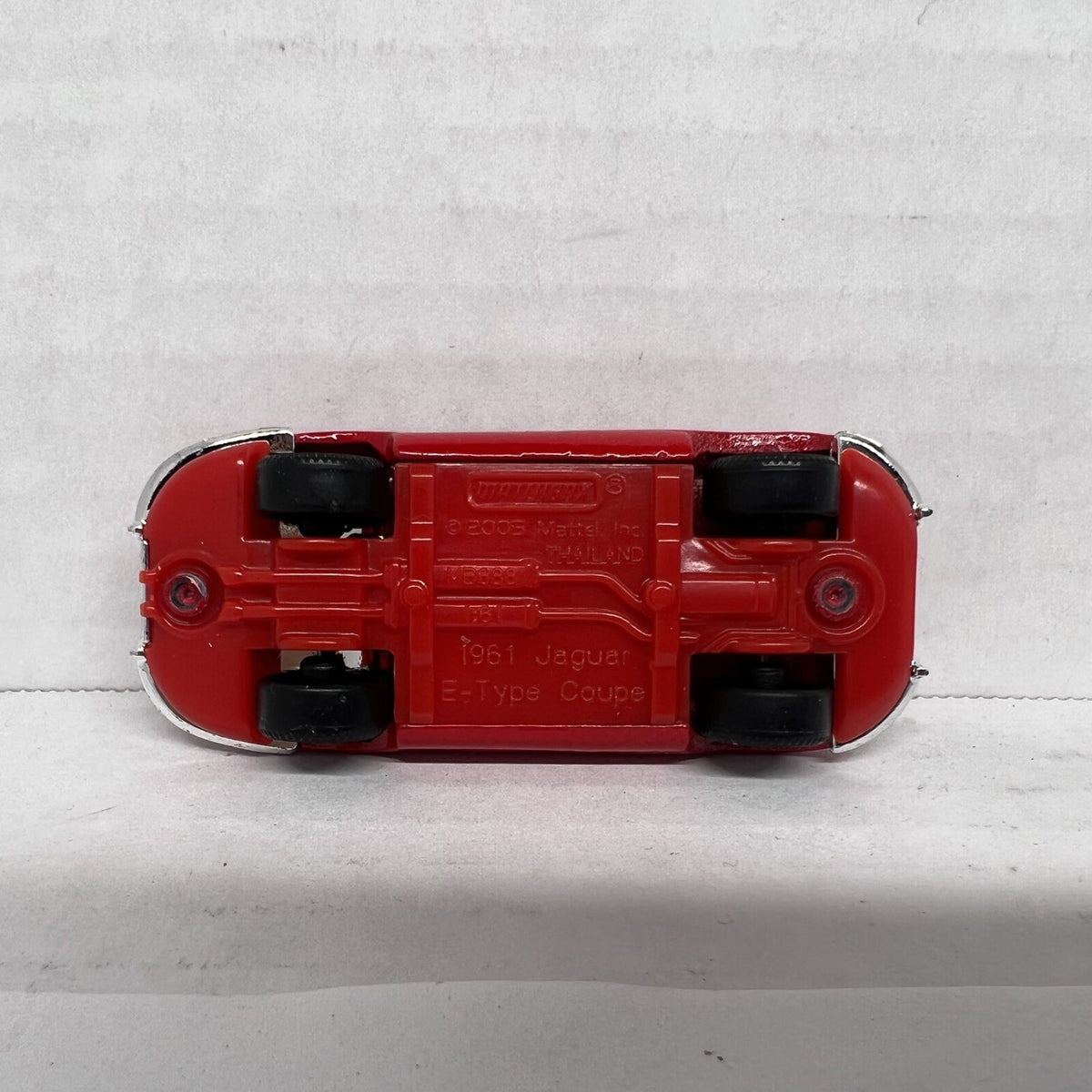 2005 Matchbox 1961 E-Type Jaguar Coupe Red MB688