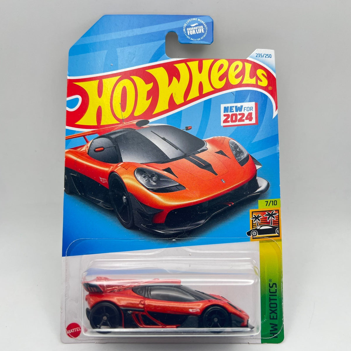 Hot Wheels 2024 Orange Gordon Murray Automotive T.50s 7/10 HW Exotics 235/250