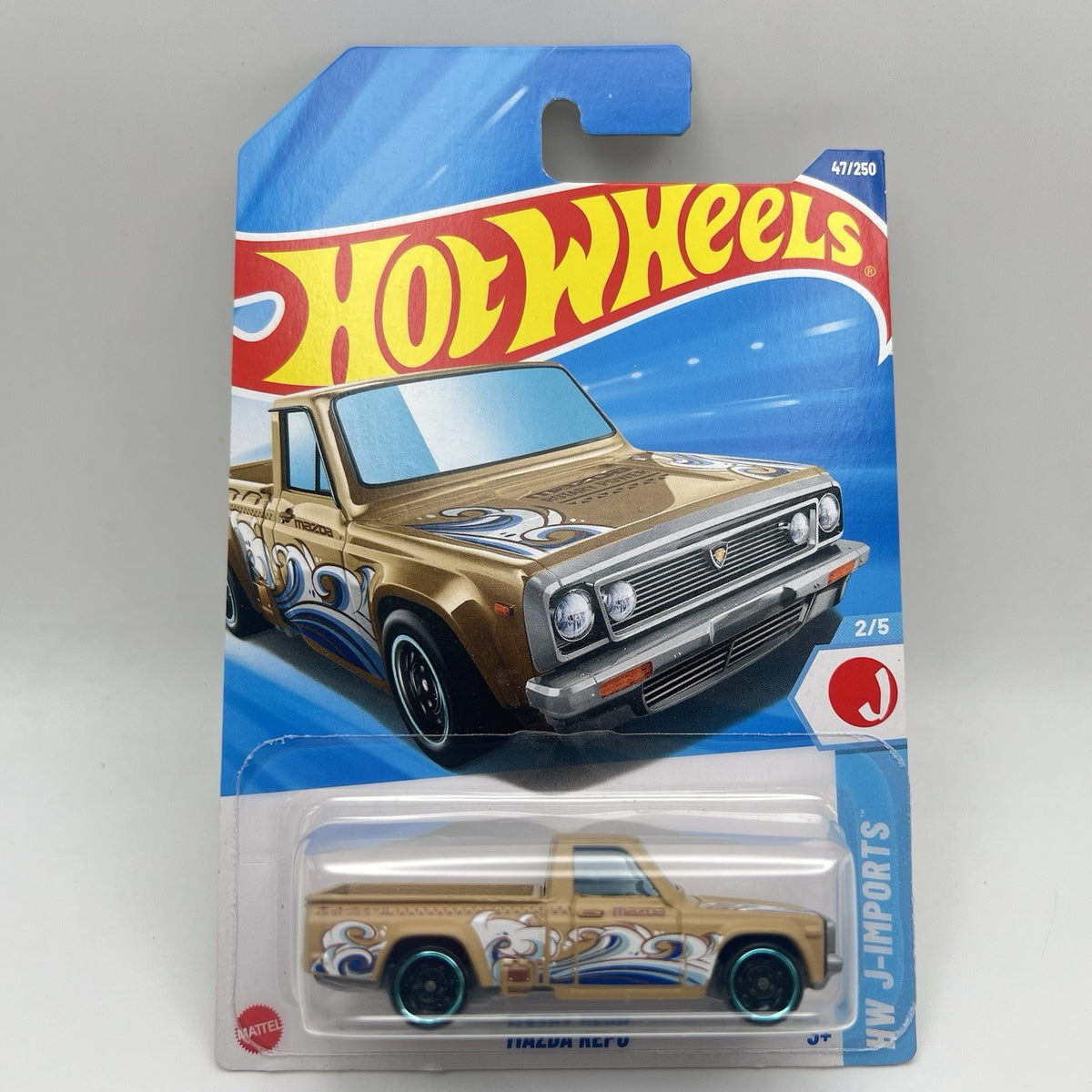 Hot Wheels 2025 HW J-Imports 2/5 047 Mazda REPU TAN Mad Mike