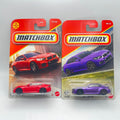 Matchbox 2023 BMW M2 Lot of 2 Red 77/125 + Purple 70/125 1:64