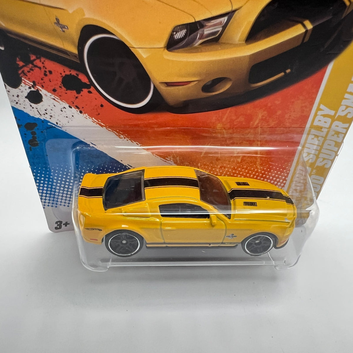 Hot Wheels 10 Ford Shelby GT-500 Super Snake Lot of 2 Yellow 2011 3/244