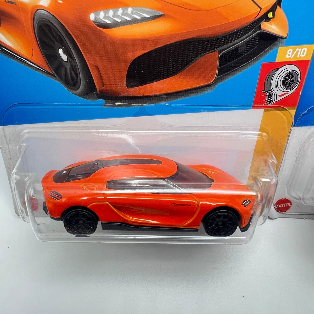 Hot Wheels Koenigsegg Gemera Lot of 2 Orange 138/250 HW Turbo + Red 188/250
