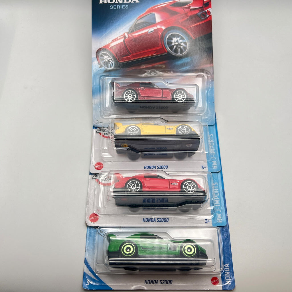 Hot Wheels Honda S2000 Lot of 4 Honda Series 7/8 + 118/250 J-Imports + 153/250