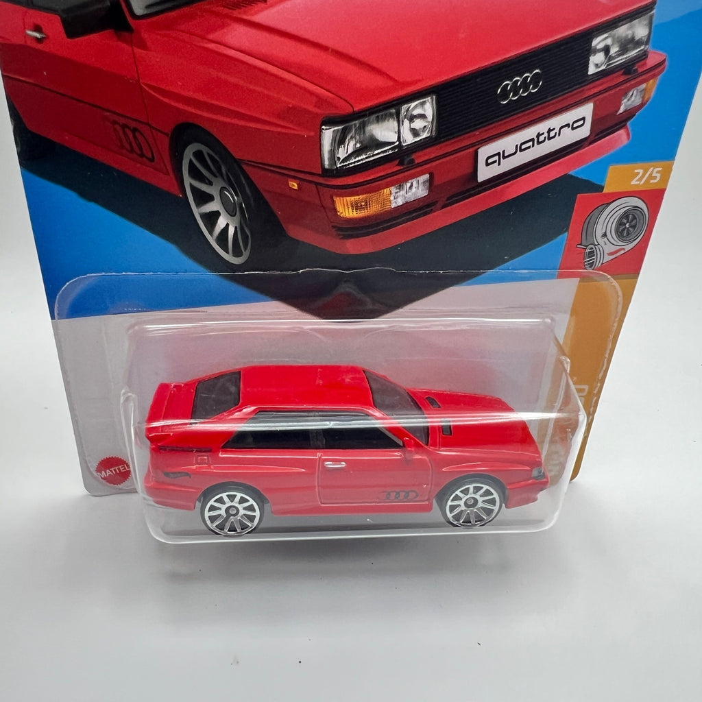 Hot Wheels 87 Audi Quattro 102/250 HW Turbo 2/5 Red 1:64 Diecast
