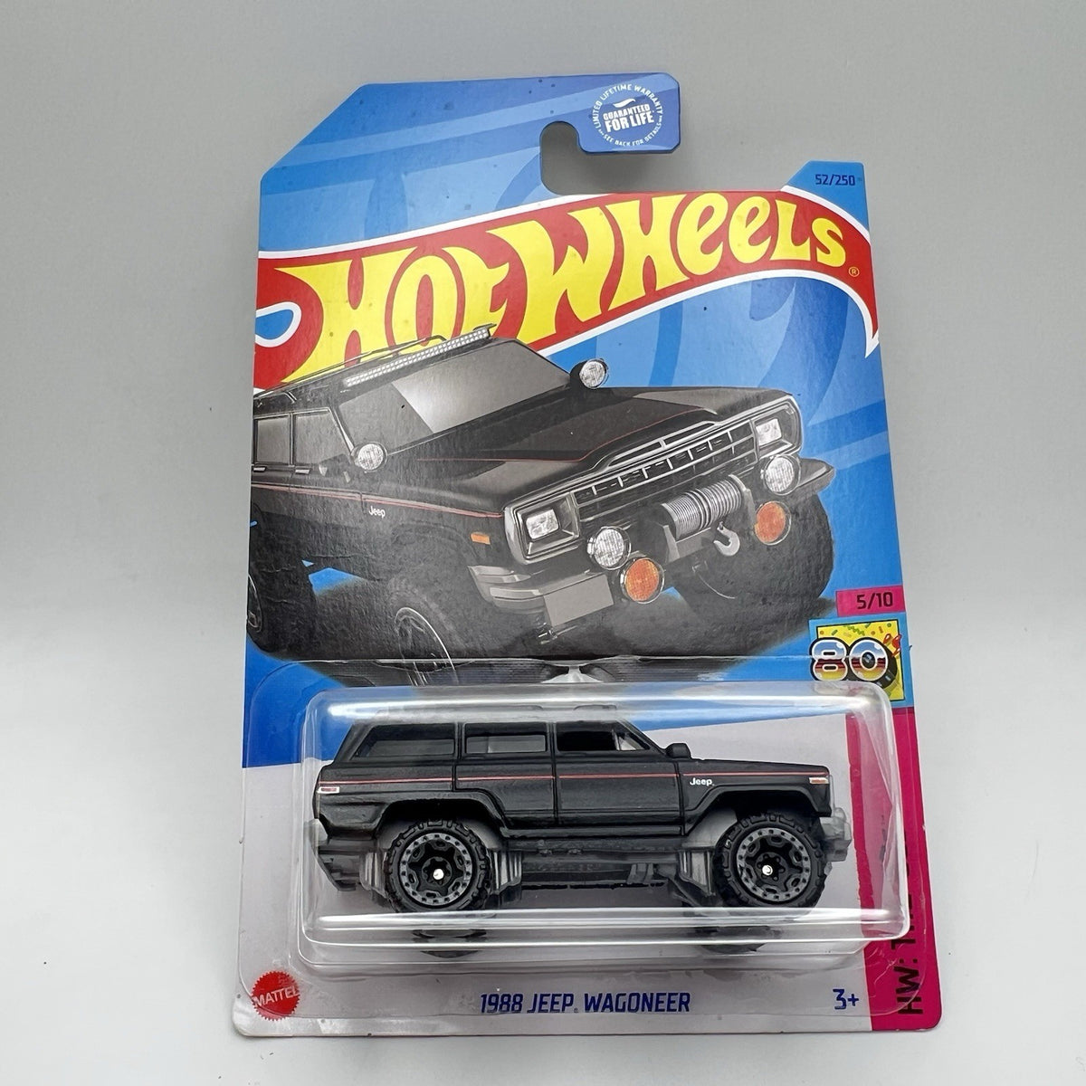 2023 Hot Wheels D Case Black 1988 Jeep Wagoneer HW The 80's #52