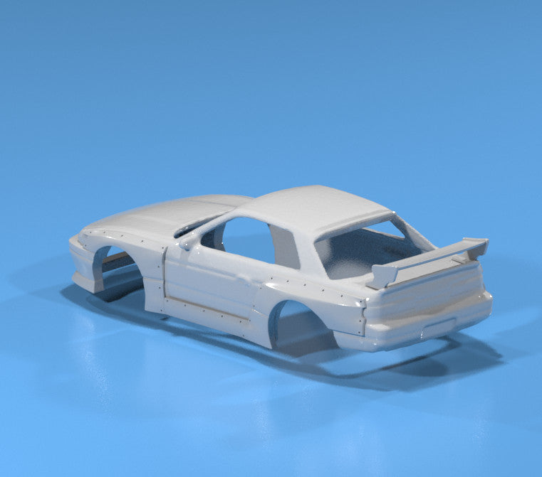 Pandem Style Wide Body Kit for HW Nissan Silvia S13 - Resin - 3d Printed