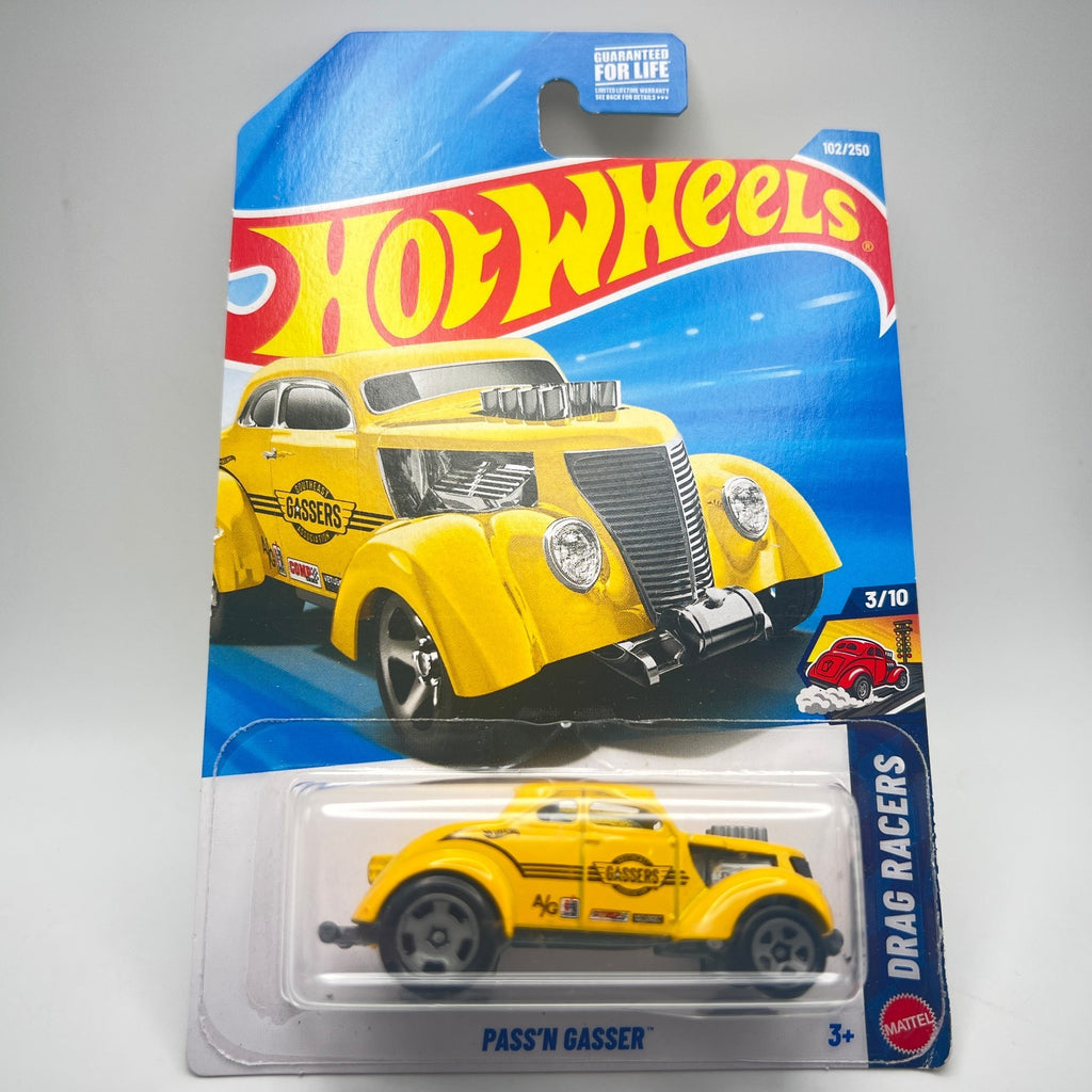 Hot Wheels Pass'n Gasser Yellow 102/250 Drag Racers 3/10