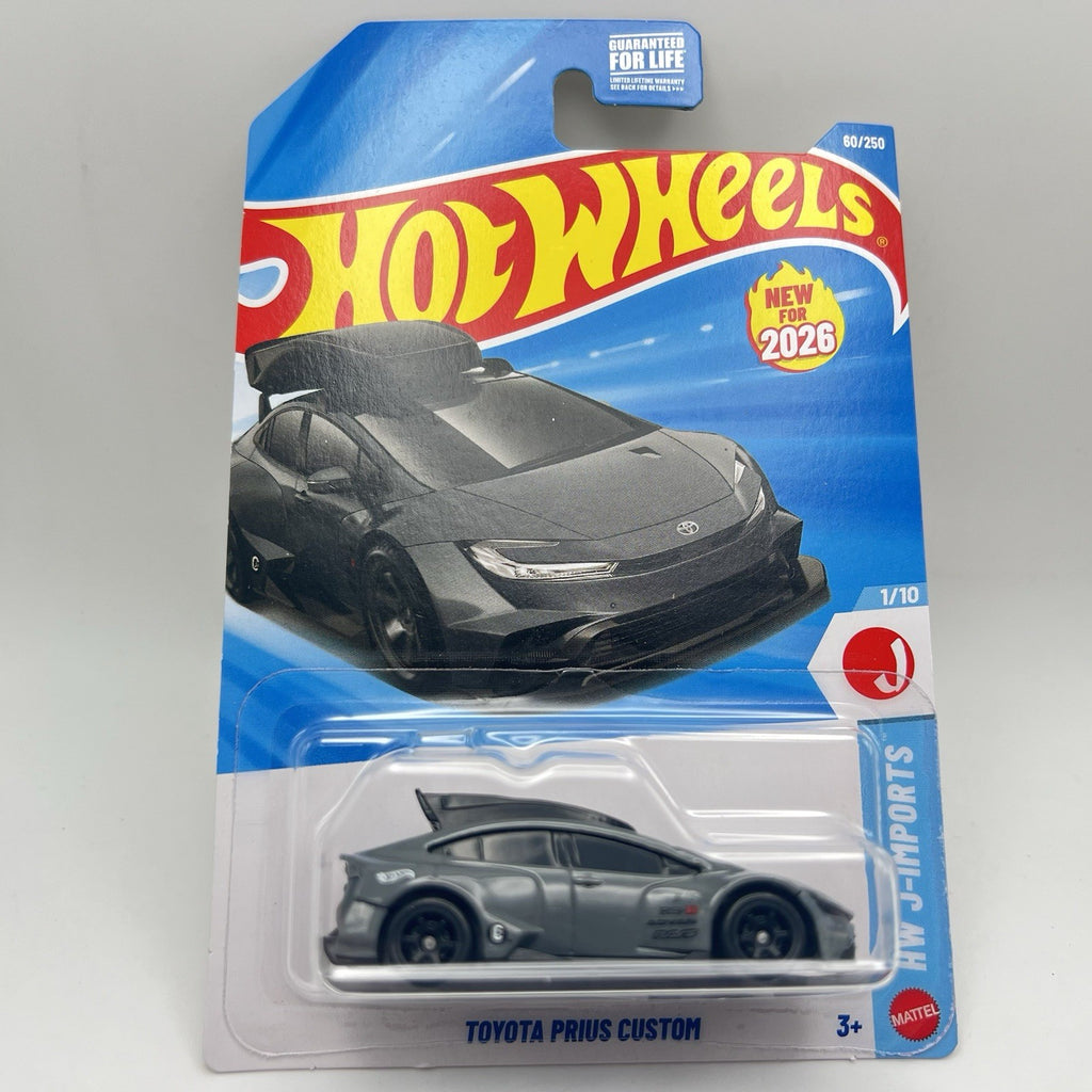 🔥Hot Wheels Toyota Prius Custom  Dollar Tree Exclusive HW J-Imports 2026 Gray🔥
