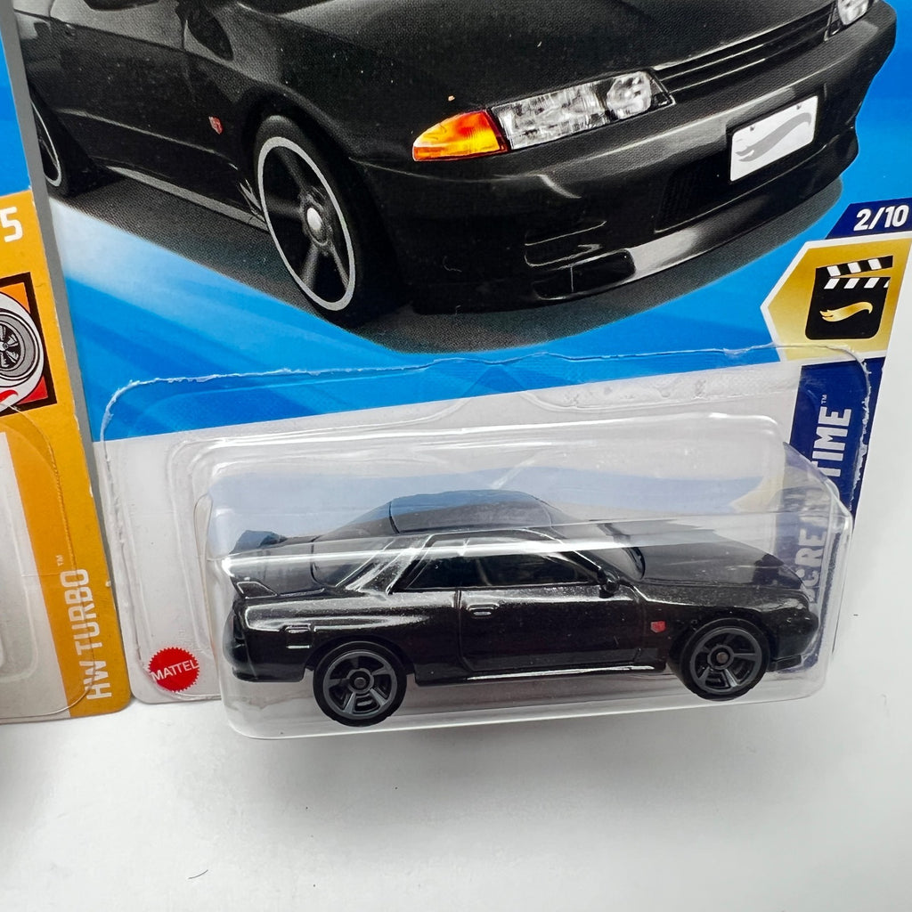 Hot Wheels Nissan Skyline GT-R BNR32 Lot of 2 Grey 2/250 + Black 4/250