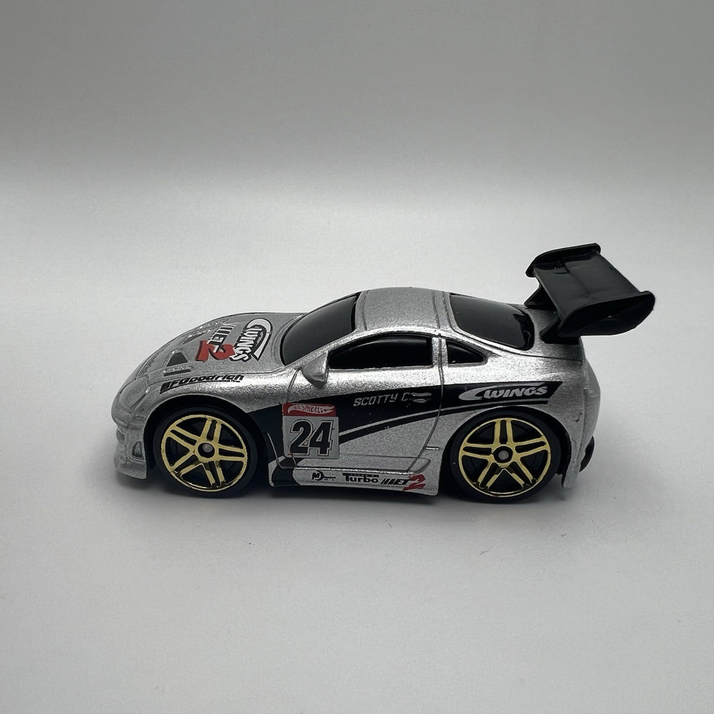 2004 Hot Wheels 1/64 Scale First Editions #8 Loose Silver Tooned Toyota Supra