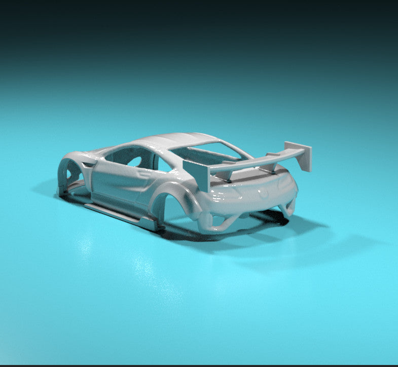 Liberty Walk Style Wide Body Kit for Hot Wheels '17 Honda NSX - Resin