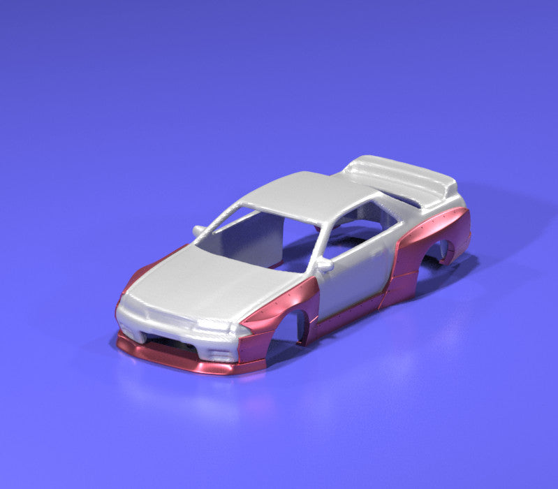 Pandem Style Wide Body Kit for Hot Wheels Nissan Skyline GTR32 - Resin