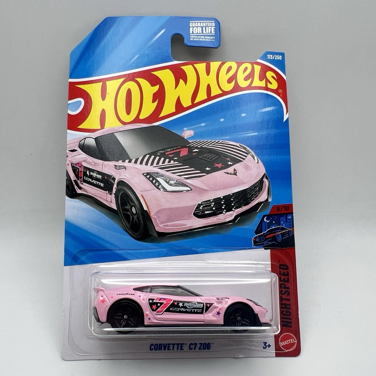 Hot Wheels Nightspeed 9/10 Corvette C7 Z06 113/250 Pink