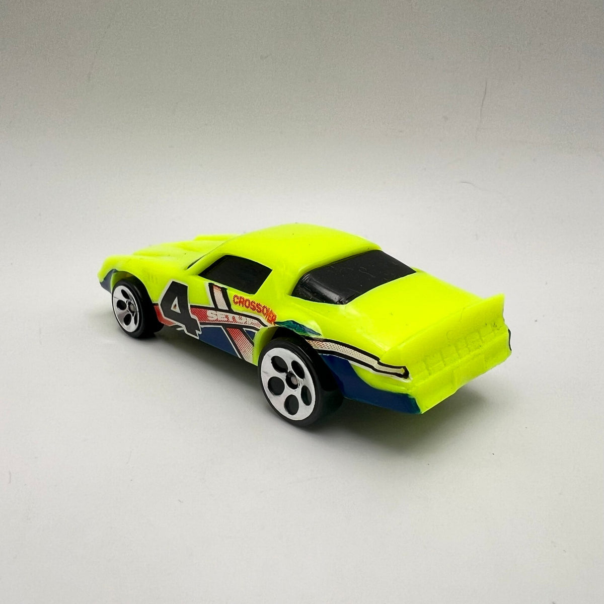 Hot Wheels '80 Camaro Z28 Neon Yellow Crossover #4 LOOSE 1/64