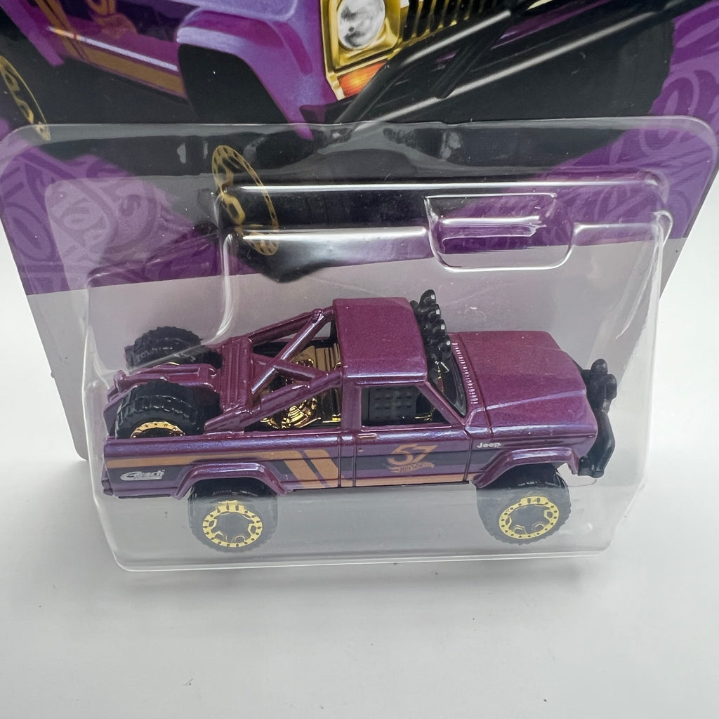 Hot Wheels '73 Jeep J10 Purple 57th Anniversary 3/6 1:64 Diecast
