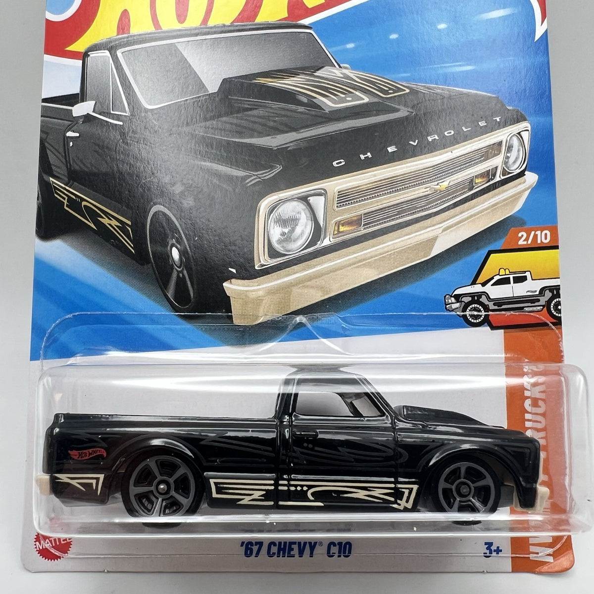 Hot Wheels '67 Chevy C10 [Black], HW Hot Trucks 2/10, 21/250  2025