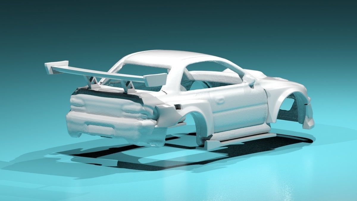 Wide Body Kit For Hot Wheels Subaru Impreza 22B - Resin - 3d Printed