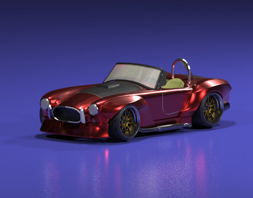 Pandem Style Wide Body Kit for Hot Wheels Shelby Cobra 427 – Resin - 3d Printed