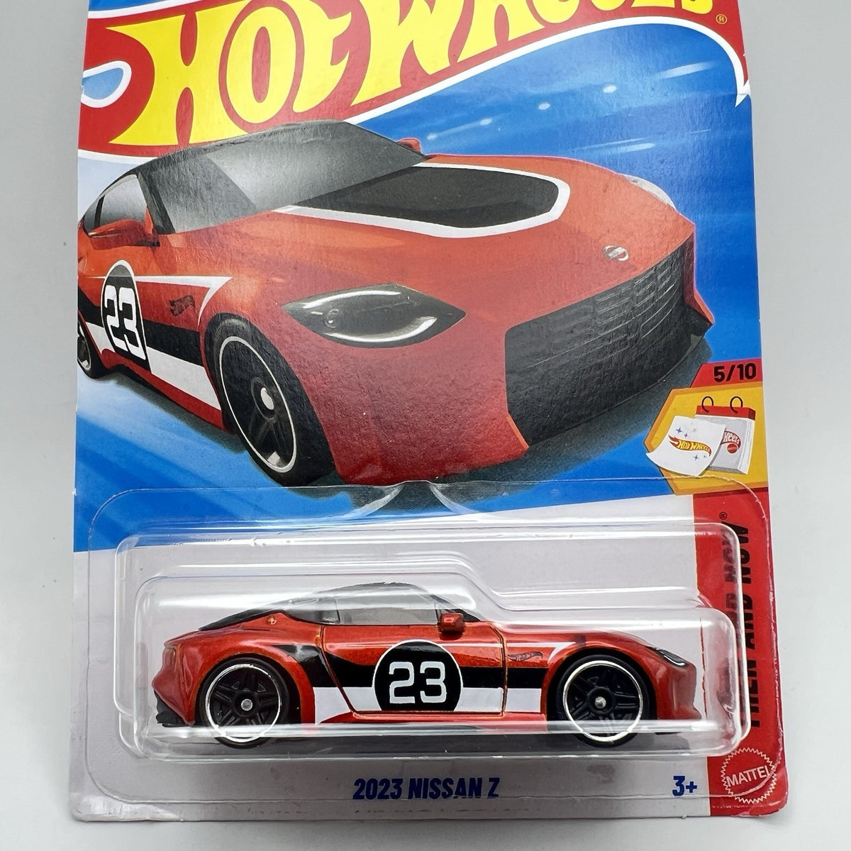 Hot Wheels 2023 Nissan Z 1:64 Then and Now Orange Diecast Car