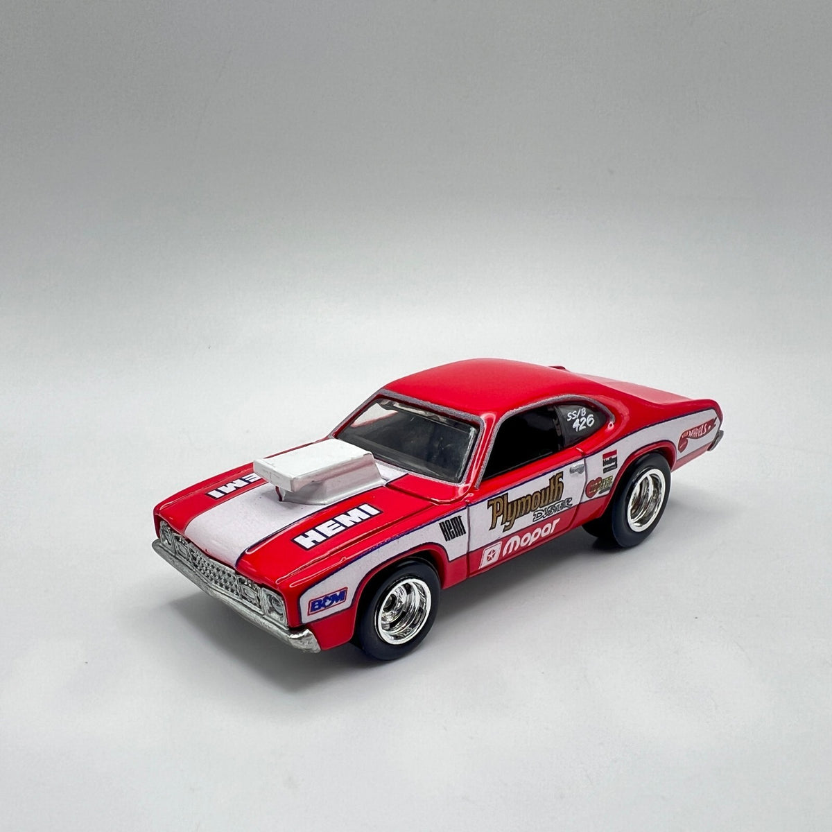 Hot Wheels Premium '73 Plymouth Duster SS/B 426 HEMI Red Real Riders LOOSE