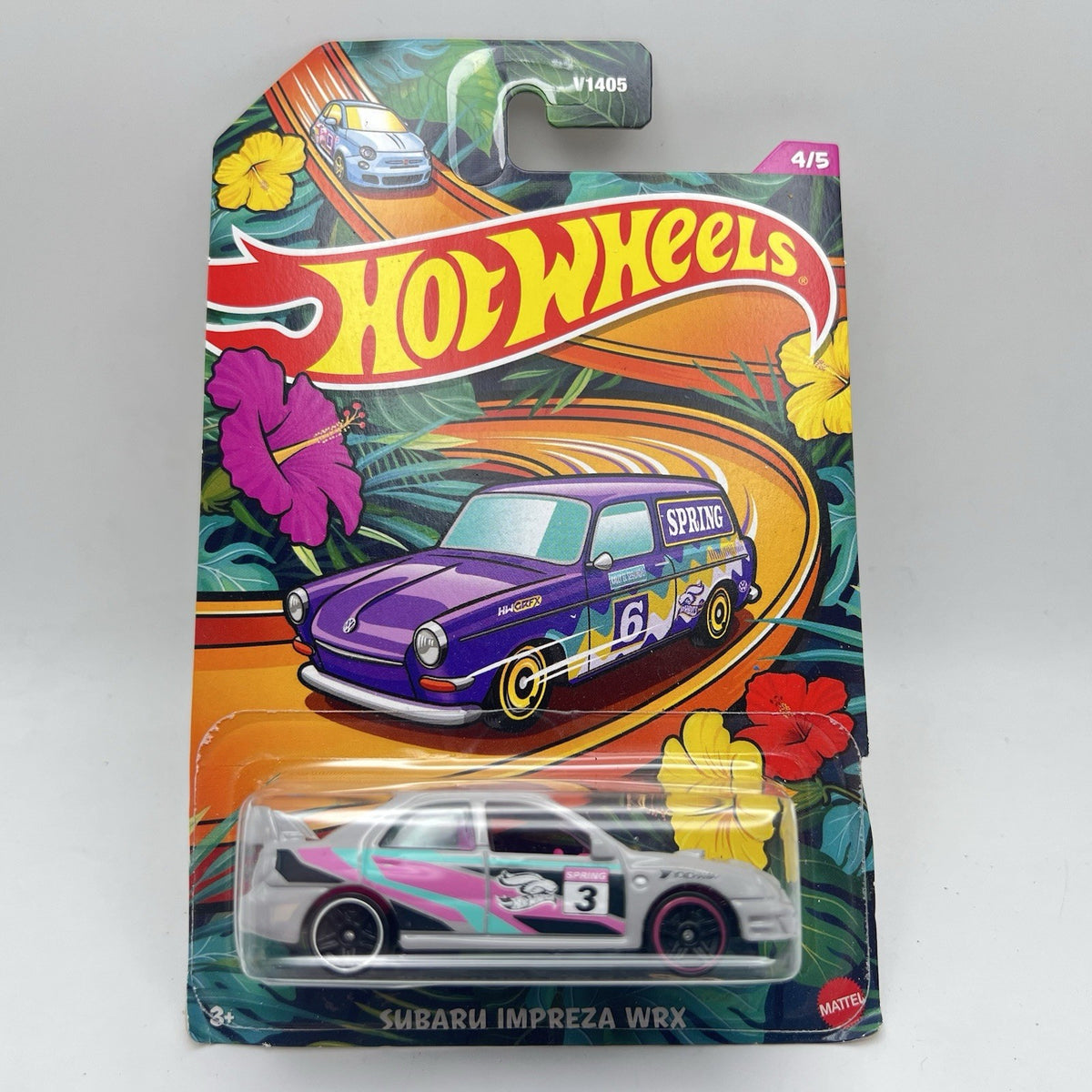 🔥Hot Wheels Subaru Impreza WRX Gray Spring Edition (2024) 4/5