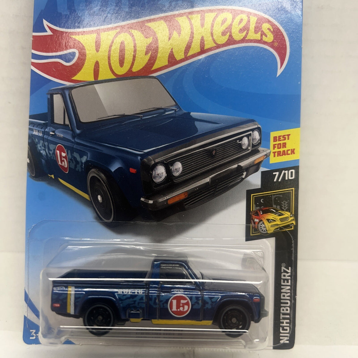 Hot Wheels Mazda Repu Dark Blue #138 138/250 2019 Nightburnerz 7/10