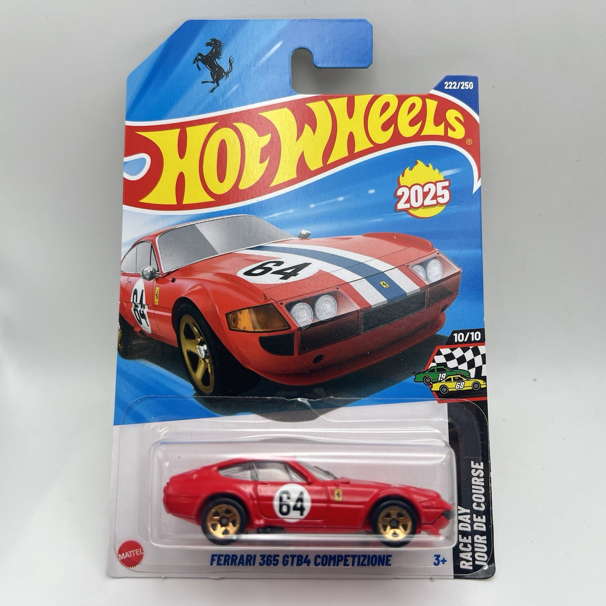 🔥Hot Wheels Ferrari 365 GTB4 Competizione Lot Of 3 - White, Red, Yellow🔥