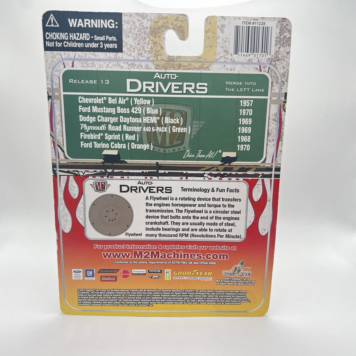 M2 Auto Drivers 101 1970 Ford Torino Cobra 1/64