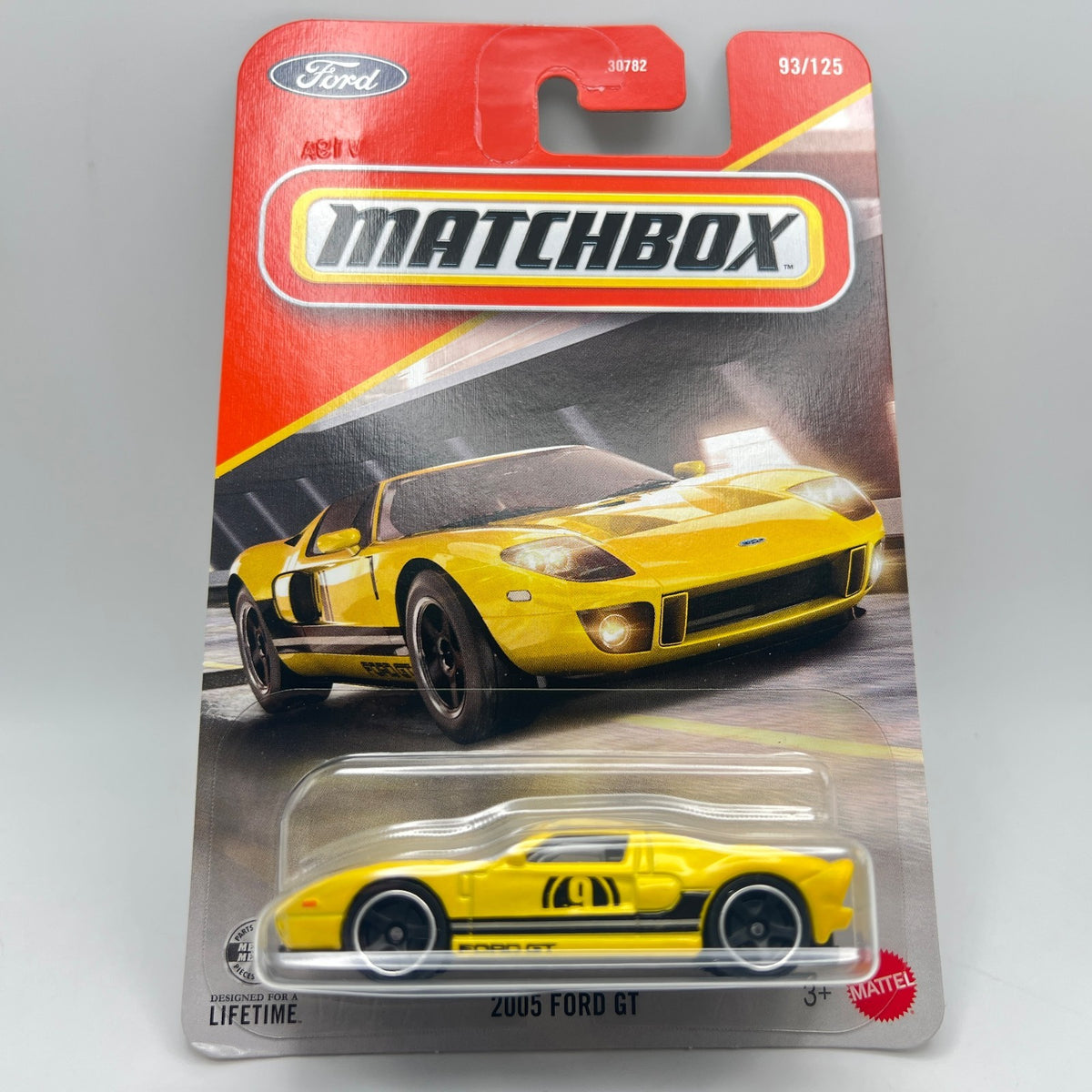 Matchbox 2005 Ford GT Yellow #9 93/125 2026 Mainline