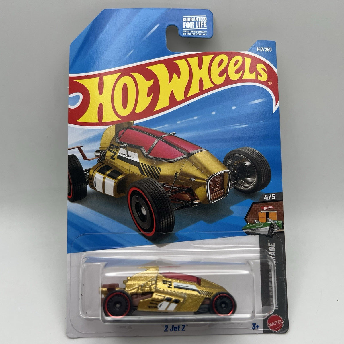 💛❤️ Hot Wheels 2 Jet Z Gold #147 Mainline 2026 Case G Treasure Hunt New TH