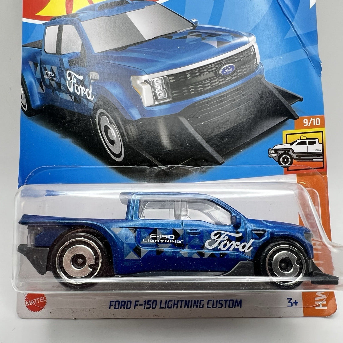 Ford F-150 Lightning Custom Truck 226/250 New for 2023 9/10, Blue