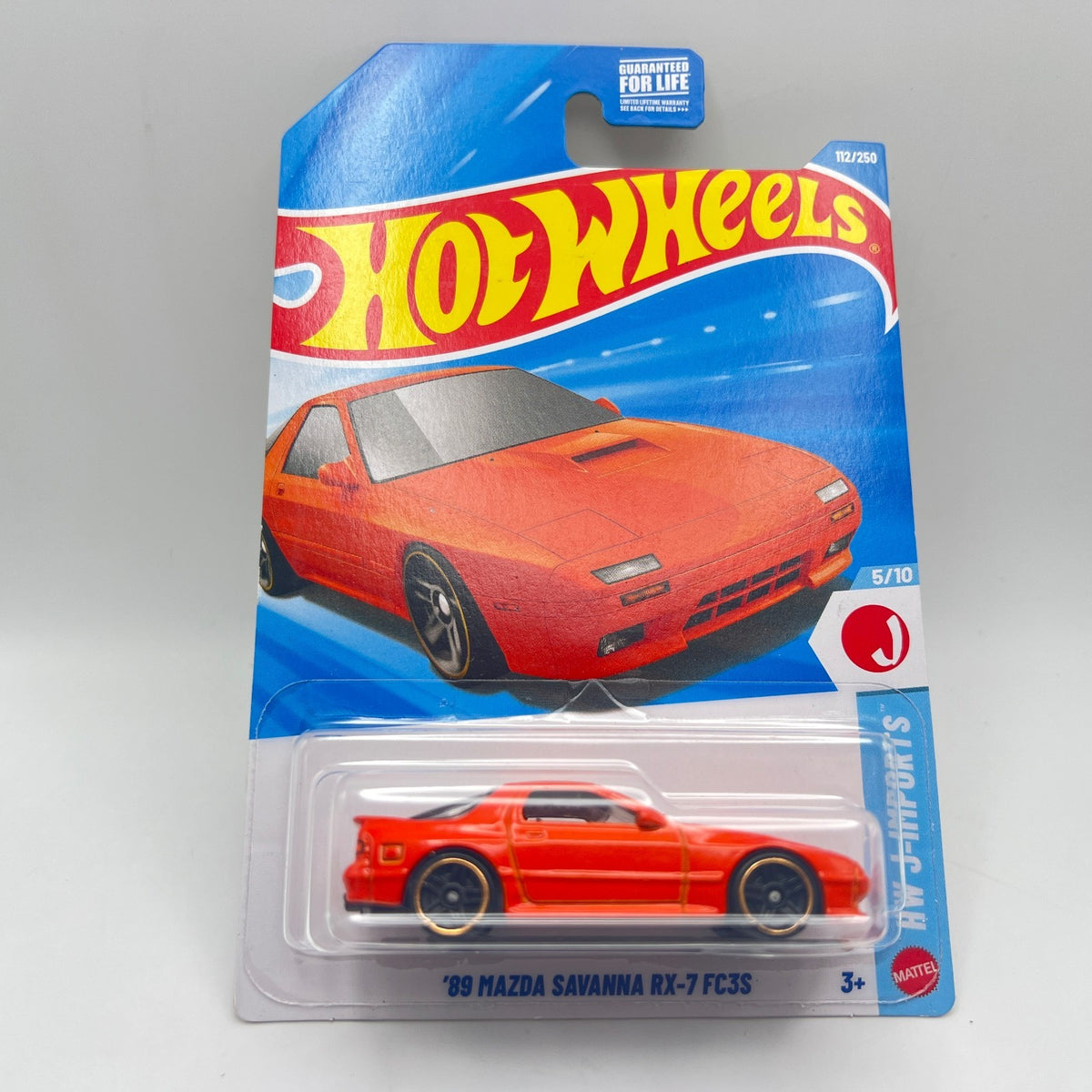 New Hot Wheels Case F 2026 HW J-Imports 5/10 89 Mazda Savanna RX-7 FC3S Orange