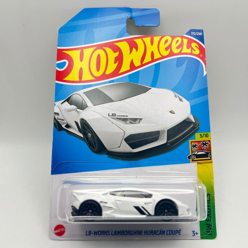 Hot Wheels HW Exotics 3/10 LB-Works Lamborghini Huracan Coupe 172/250 White