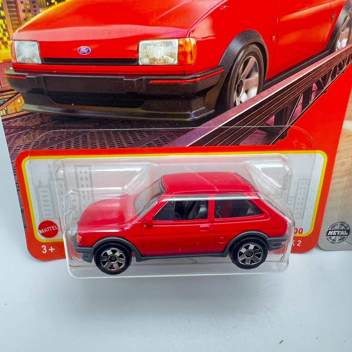 Matchbox 1983 Ford Fiesta Mk 2 Lot of 2 Red 94/100 + Green 84/125 1:64