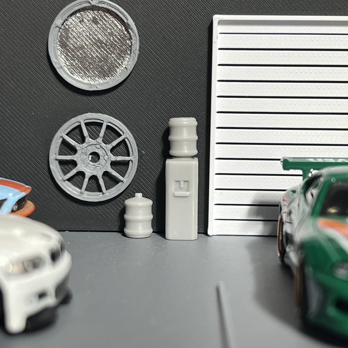 1:64 diorama water dispenser cooler, 3D printed