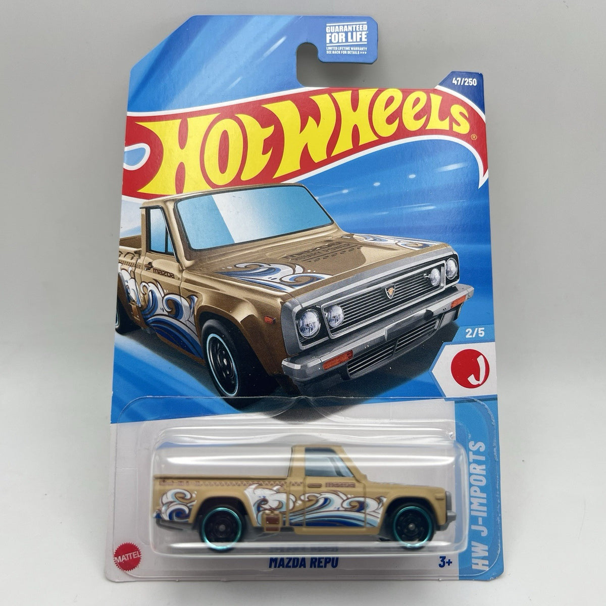 Hot Wheels 2025 HW J-Imports 2/5 047 Mazda REPU TAN Mad Mike