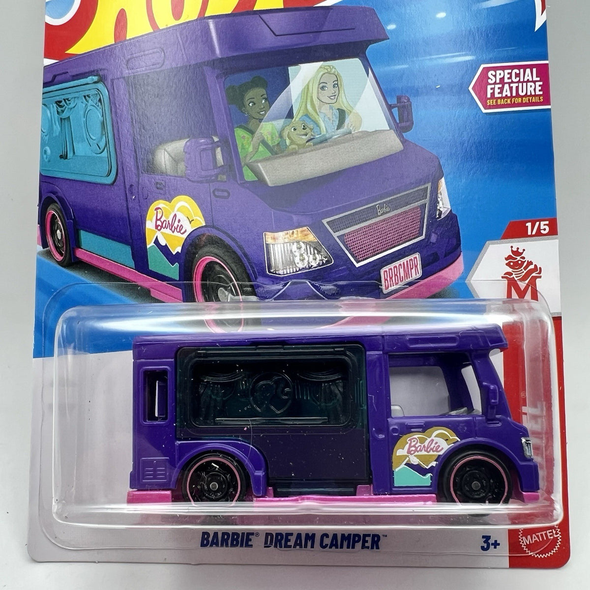 ➽ 2026 Hot Wheels BARBIE DREAM CAMPER #21 🩷 purple/pink🩷MATTEL 🩷➽case F